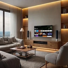 Miniatura Smart TV LED 32" Philco HD P32SAA Google TV, HDR10 e Processador Quad-Core, HDMI, USB e Wi-Fi