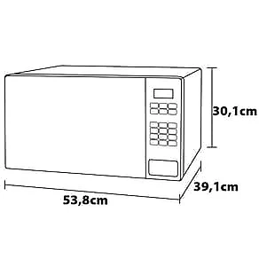 Forno de Micro-ondas Brastemp BMS46AR Alta Capacidade com 18 Receitas Pré-Programadas 32L - Prata 110V