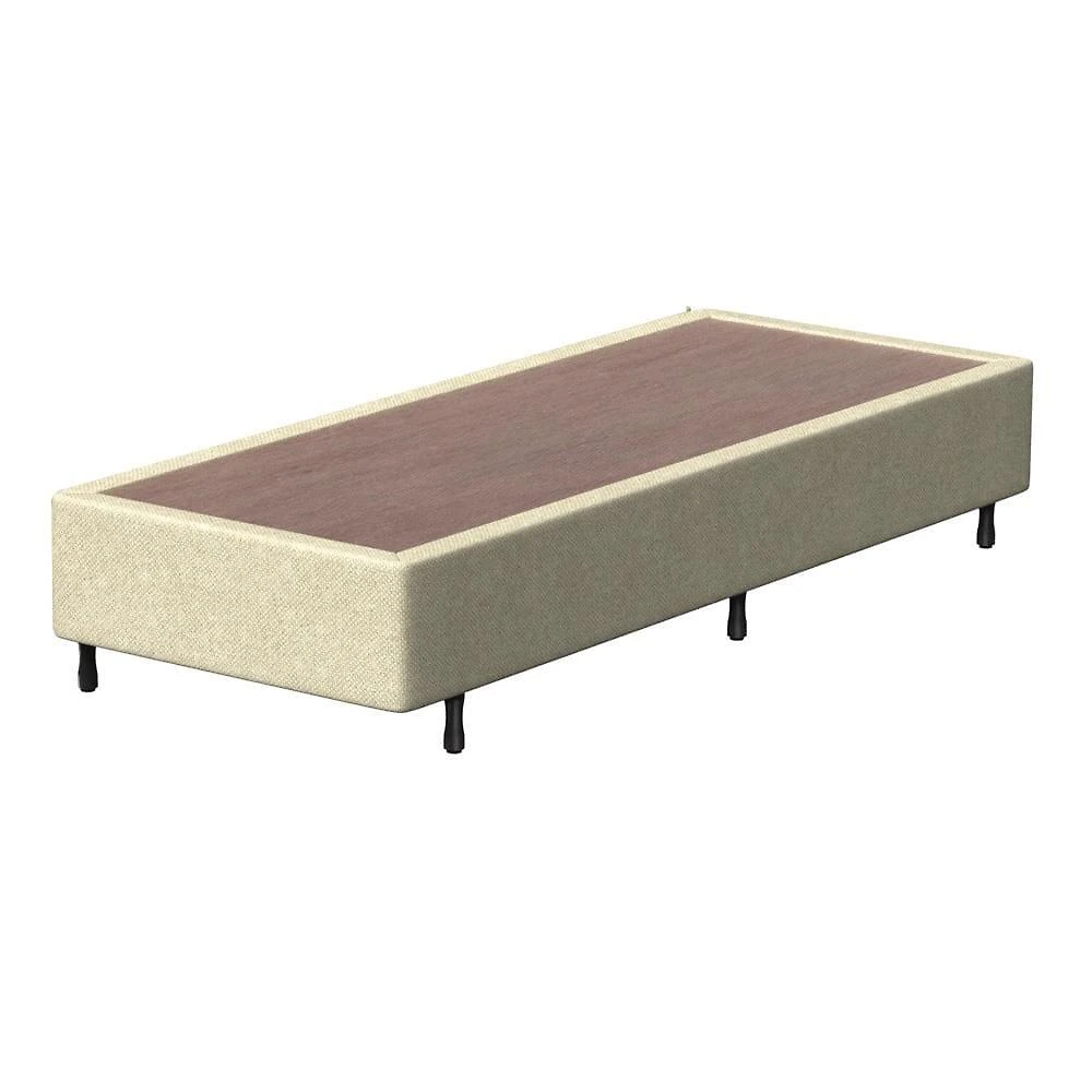 Base box queen size probel arezzo revestido em tecido jacquard 30x188x79cm - bege
