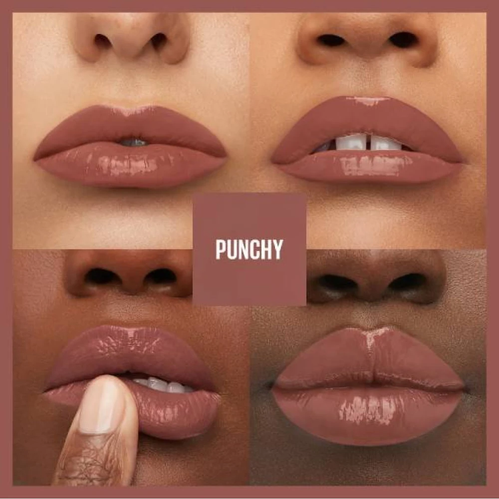 Miniatura Batom Líquido Longa Duração Maybelline Ny Super Stay Vinyl Ink Punchy 4.2ml