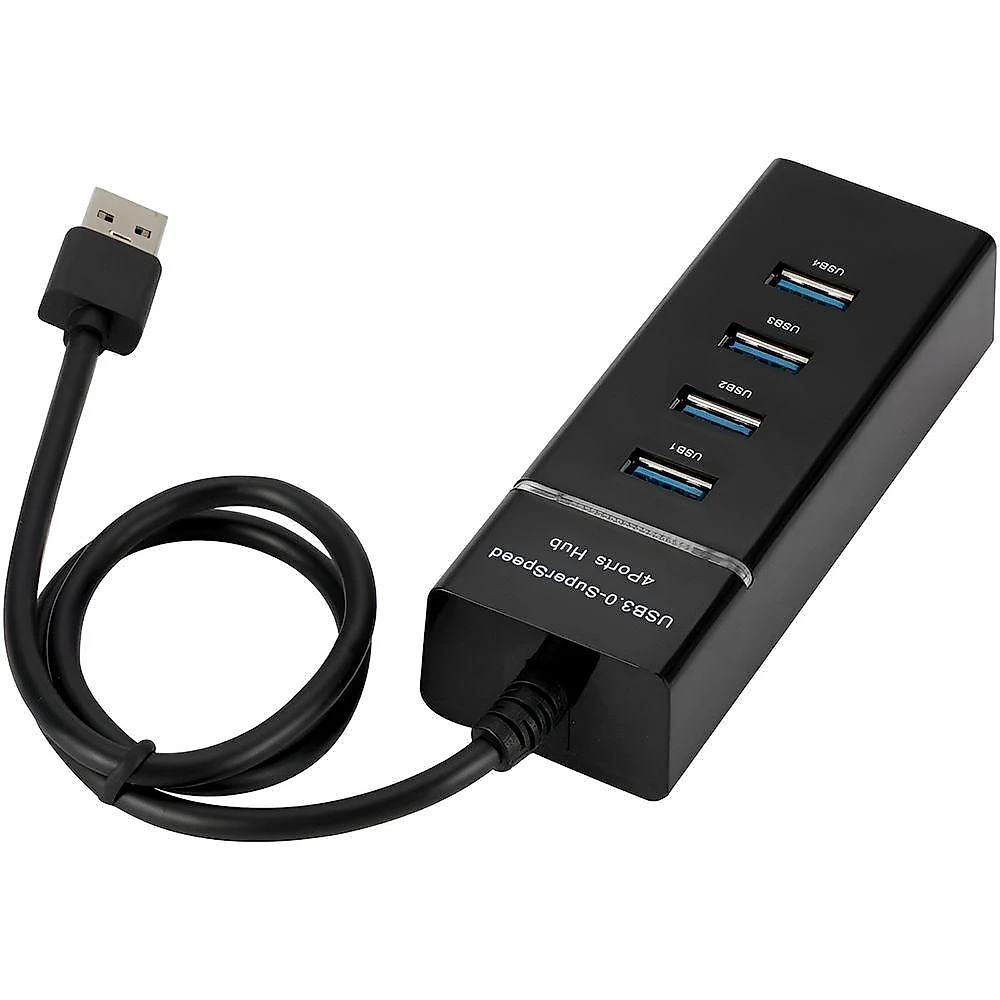 Hub Cabo Usb 3.0 Extensor Adaptador 4 Portas Hd Pen Drive - Expanda Conexões E Organize Seu Espaço