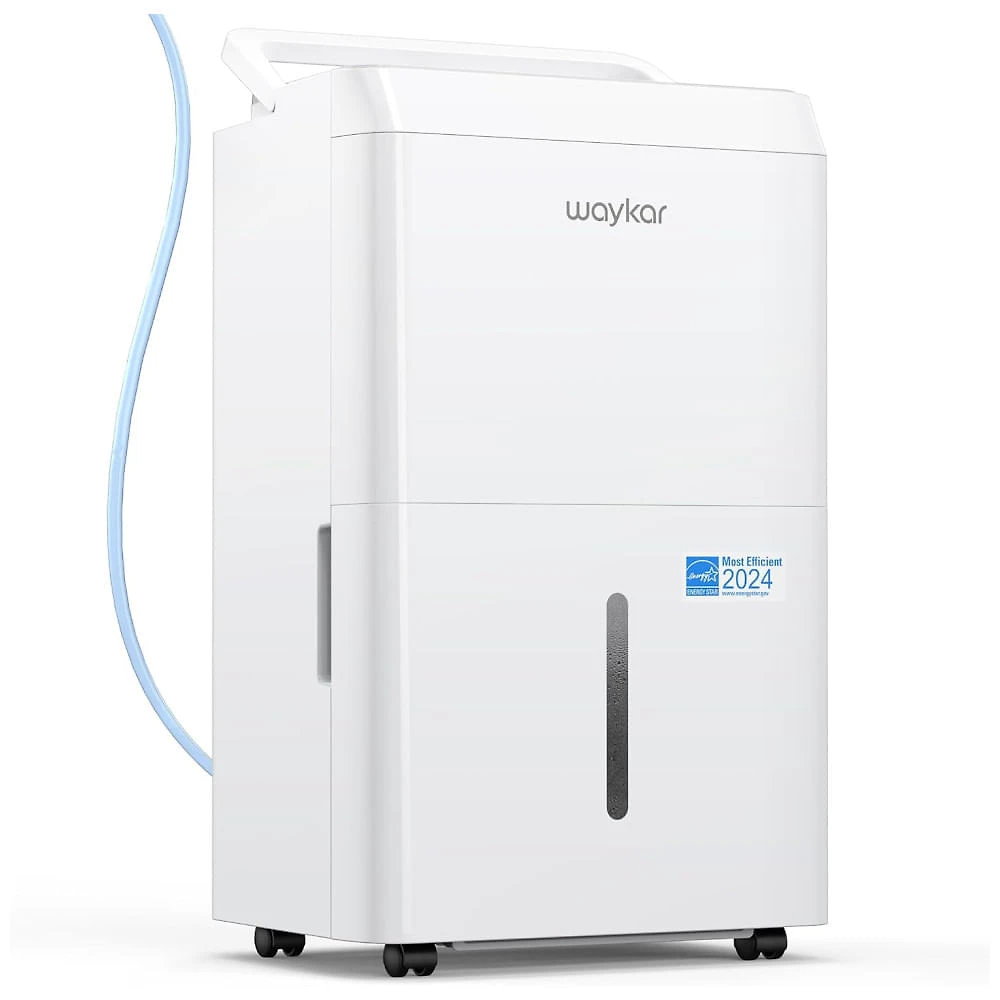 Desumidificador Waykar 70,97 Litros Energy Star com Bomba para Grandes Ambientes de até 666 metros quadrados - Casa, Porão, Comercial e Industrial