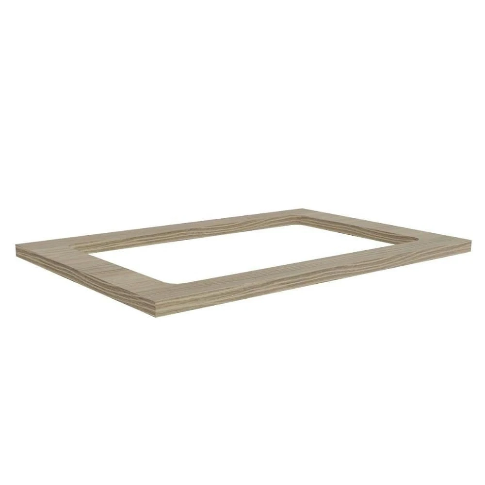 Módulo Cozinha Kappesberg Nox Tampo P- Balcão Cooktop E608 80cm Nogueira-kappesberg