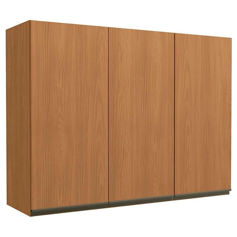 Armario Aereo 3 Portas 120 Cm Mdp Maxxi G766 Kappesberg Canela