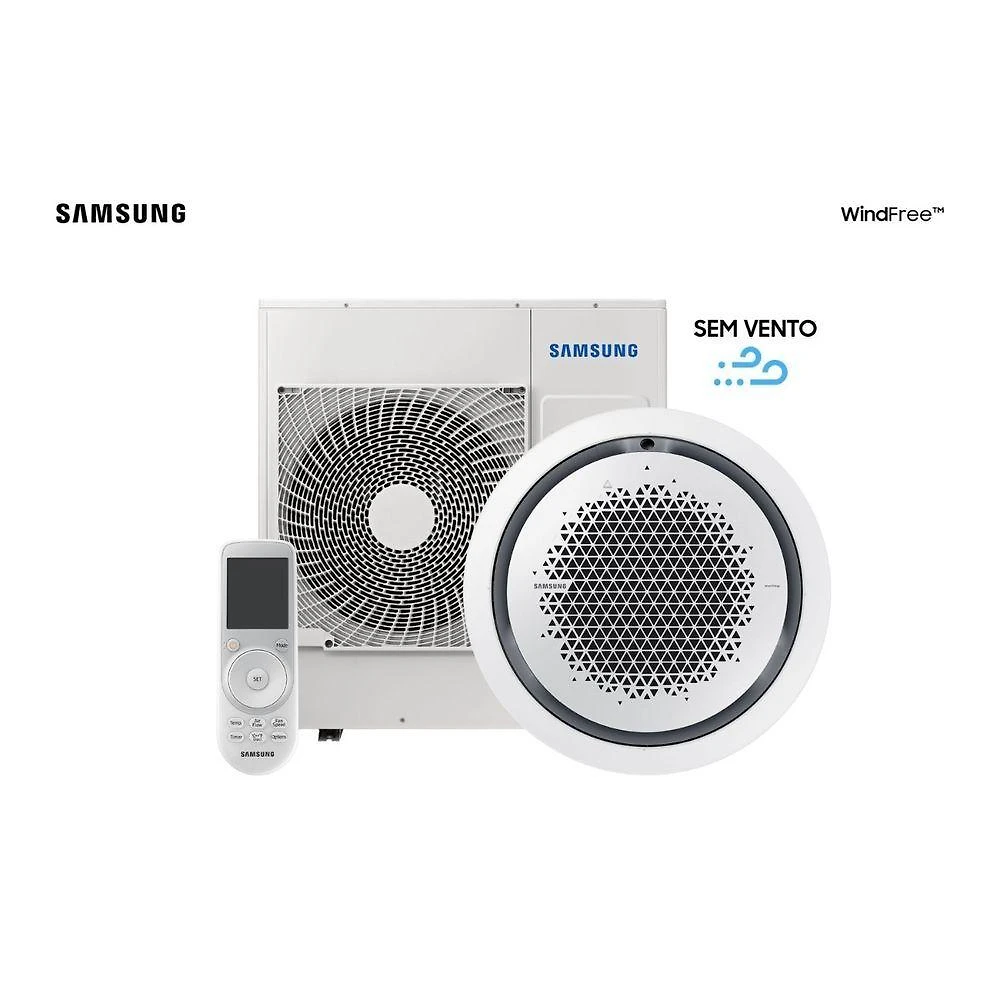 Ar Condicionado Cassete Samsung 48000 BTUS Quente e Frio 220V AC048HE6DKG