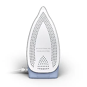 Ferro a Vapor de Viagem Arno Travelgliss Base em Aço Inox Azul e Branco Bivolt