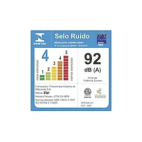 Aspirador de Pó e Água WAP GTW 20 1600W com Motor Universal e 160 mbar - Amarelo/Preto 110V