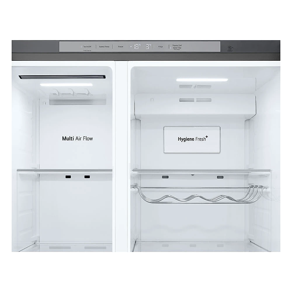 Refrigerador Smart Side by Side LG de 02 Portas Frost Free Inverter, 638L, Inox - GC-L267KLQ Bivolt