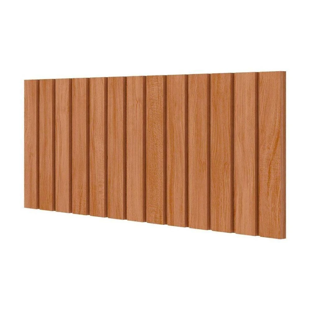Módulo Cozinha Eloise Painel Ripado sem Portas sem Gavetas MDF 120CM Cinamomo MGM