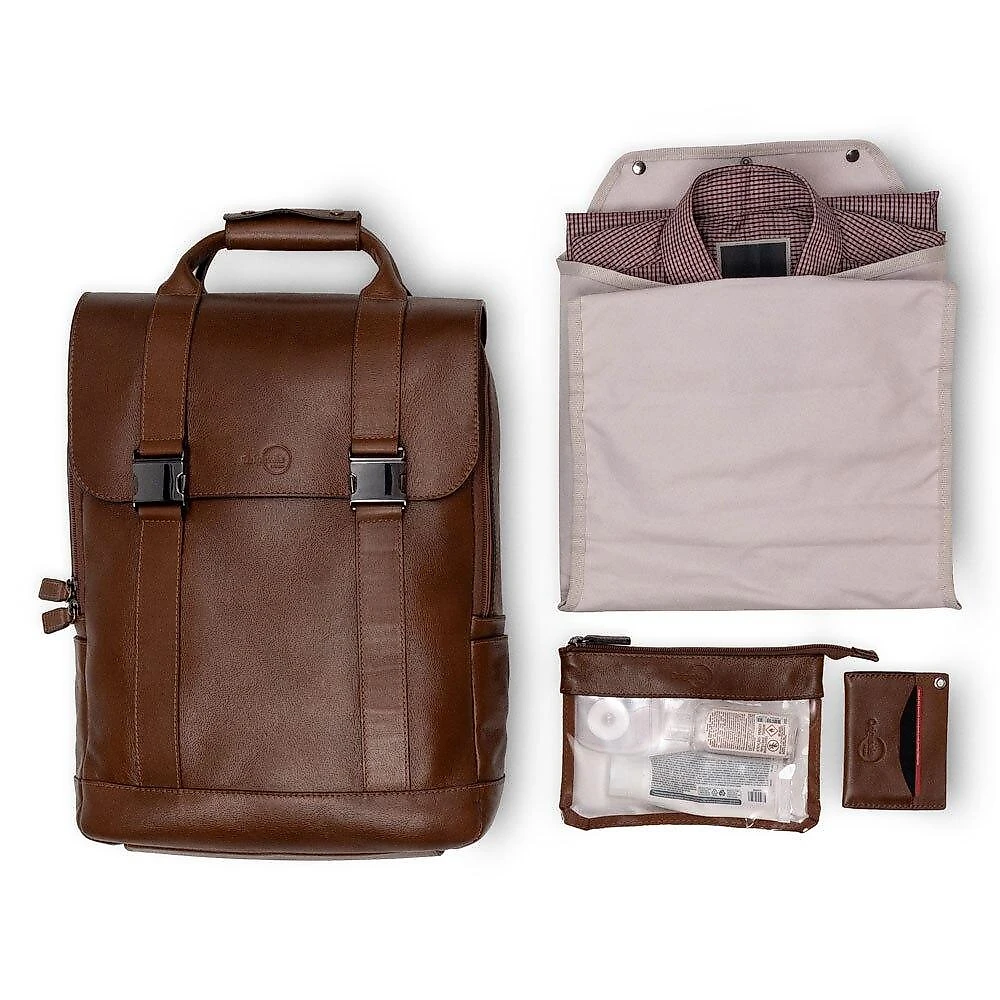 Mochila de Couro Pampas Côrtes, Originais iPlace, Marrom