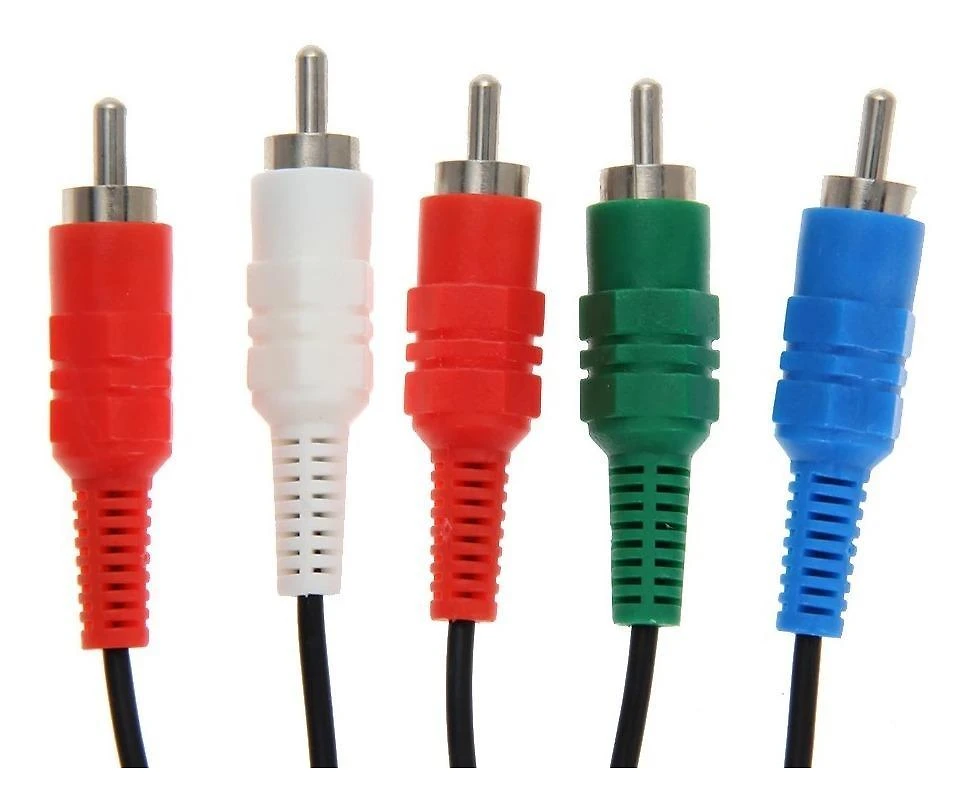Miniatura Cabo De Vídeo Componente Para Playstation 2 Ps2 Ps3 Hd Rca