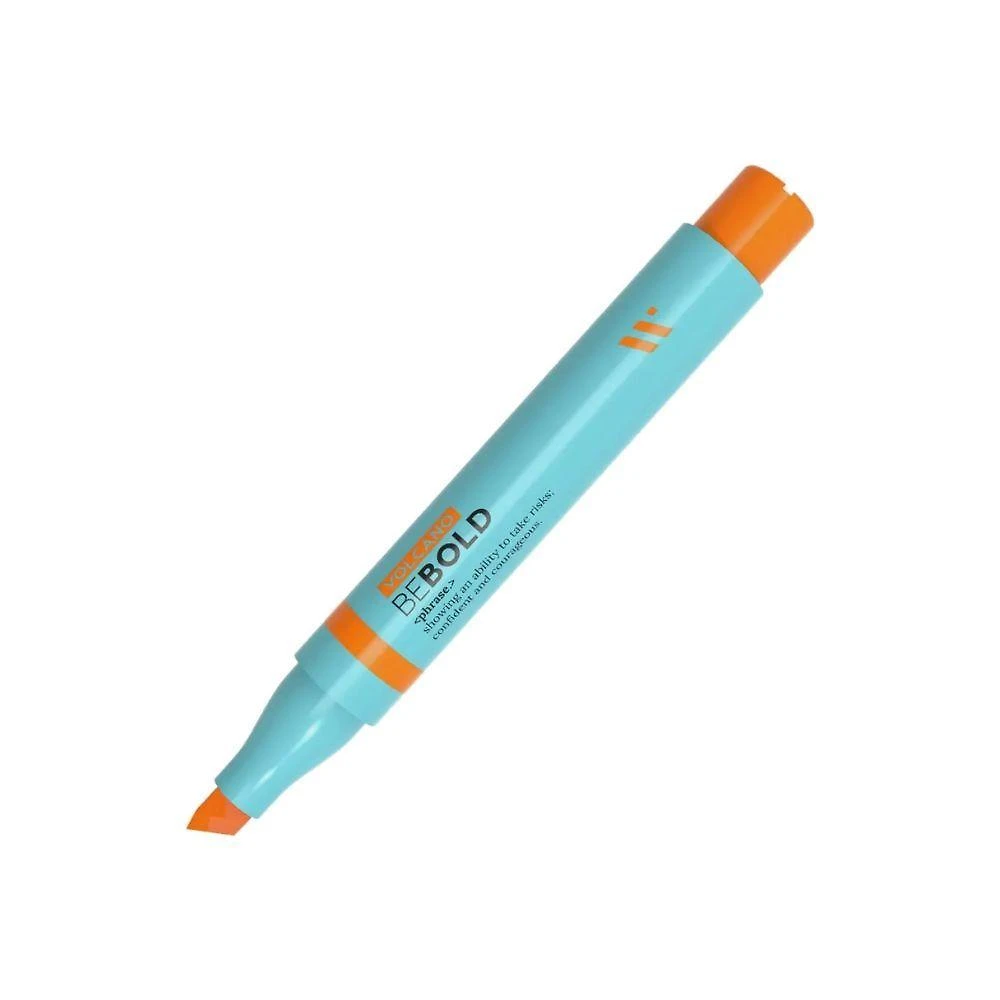 Marca Texto Newpen Be Bold Volcano com Design Ergonômico para Anotações 1 Unidade Laranja