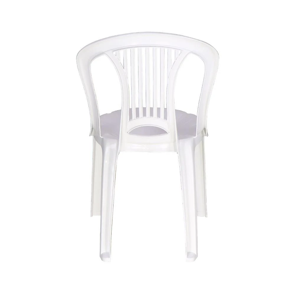 Kit 2 cadeira plástica bistrô branca 154kg tramontina