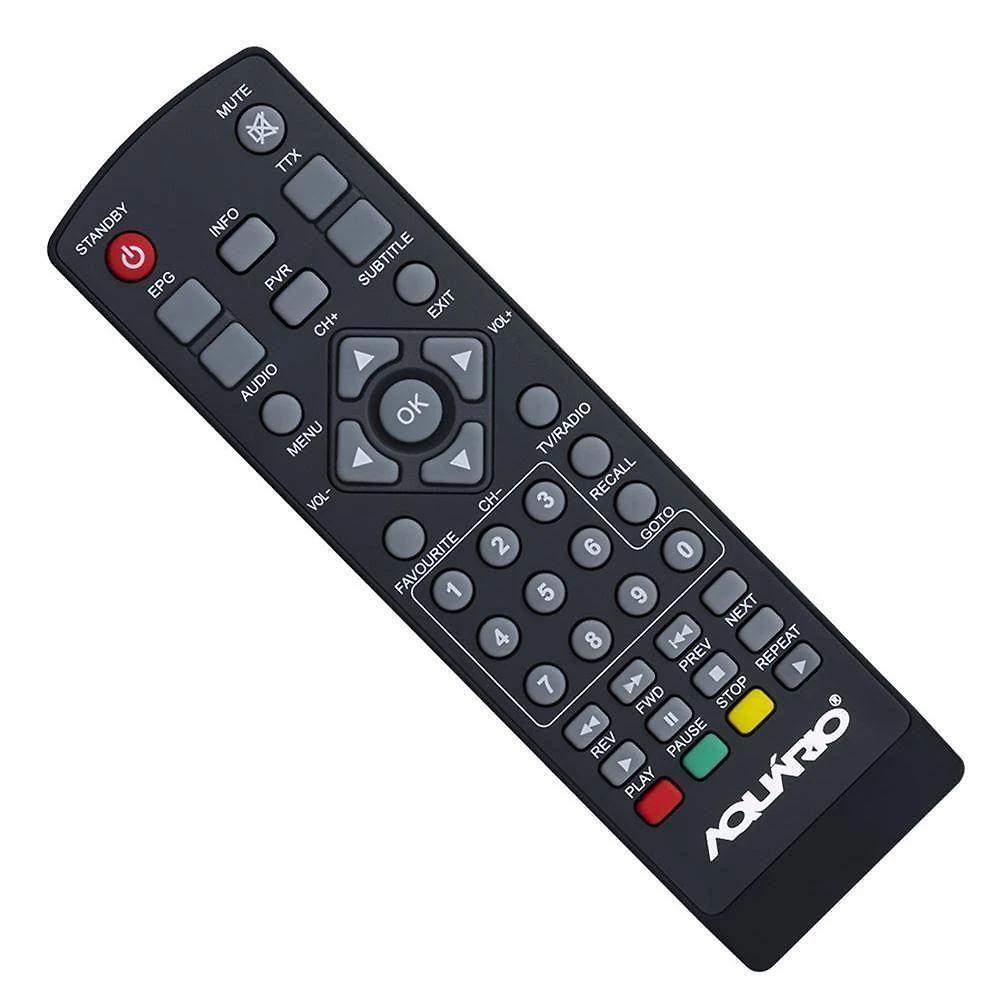 Controle Remoto para Conversor Digital Dtv-5000 Aquario
