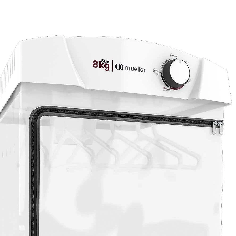 Secadora de Roupas de Parede Mueller Sun 8Kg com Cabides 110 Volts