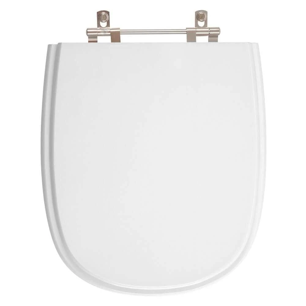 Assento Sanitário Donna para Vaso Santamarina Oval Antimicrobiano Branco Pontto Lavabo
