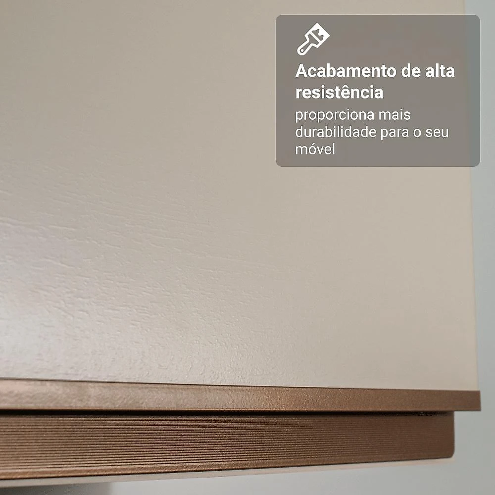 Armário aéreo 40 cm 1 porta crema nice madesa
