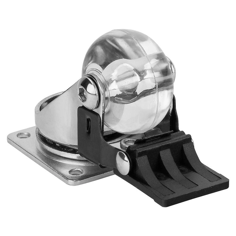 Rodízio de Gel Giratório com Freio Mtx 1.3-8'' 20kg Roda 35mm em Poliuretano Vermelho