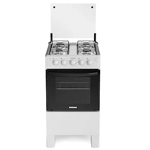 Miniatura Fogão Itatiaia 4 Bocas Star New Com Mesa em Inox e Acendimento Automático - Branco