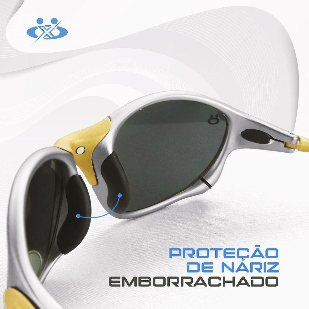 Oculos De Sol Mandrake Lupa Juliet Protecao Uv Metal Case Todo Metal Estiloso Roxo Presente Casual