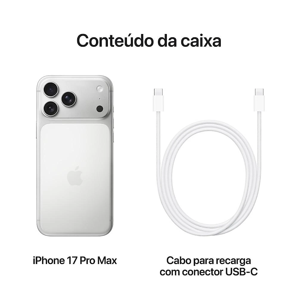 Apple iPhone 17 Pro Max 256GB Prateado