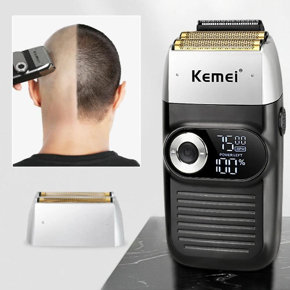 Maquina Kemei Km 2026 Shaver Sem Fio Bivolt Recarregável