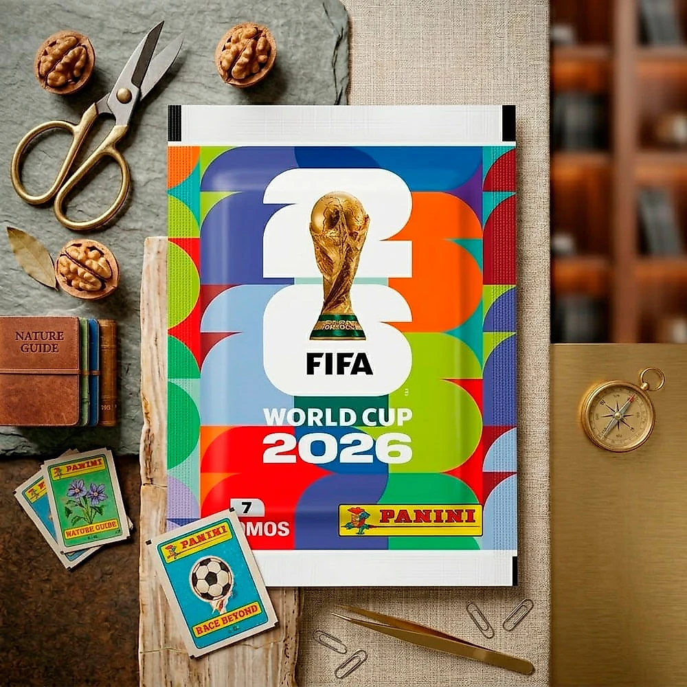 Miniatura Figurinhas Copa do Mundo FIFA World Cup 2026 Panini Envelope 7 Cromos
