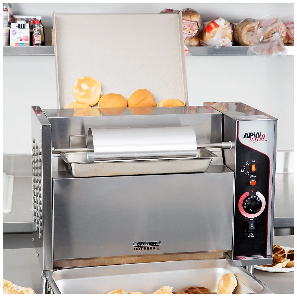 Torradeira Grill de Pão Vertical APW Wyott 3TM335208 com 3 Aberturas 208V