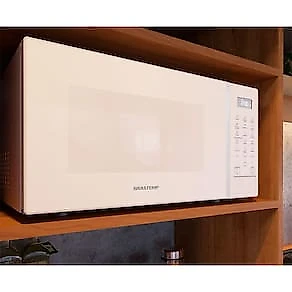 Forno de Micro-ondas Brastemp BMS46AB Alta Capacidade com 18 Receitas Pré-Programadas 32L - Branco 110v