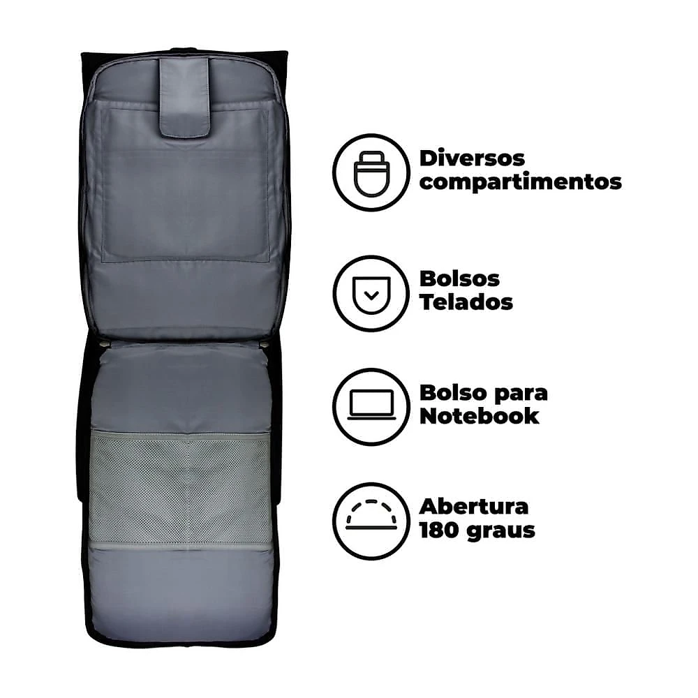 Mochila Locker compatível com notebook dell samsung macbook - Gorila Shield