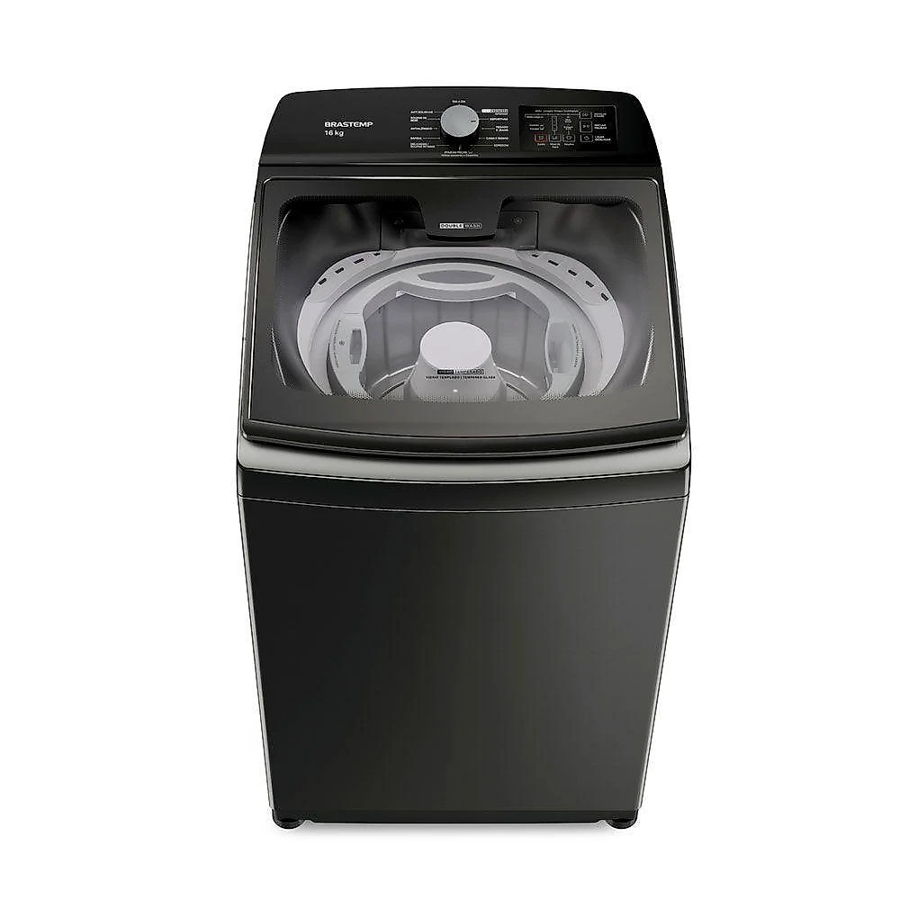 Lavadora de roupas brastemp double wash 16 kg 127v titanio (bwd16a9) 110v