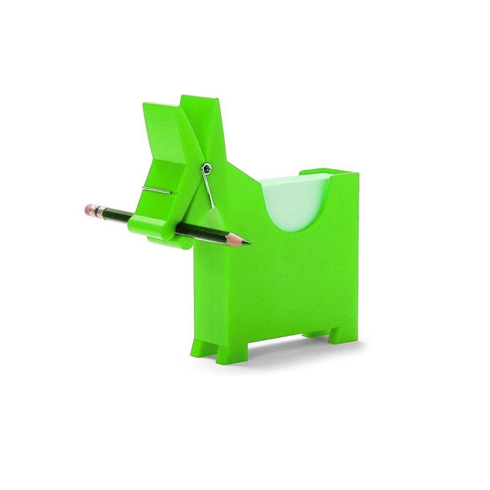 Suporte Para Blocos De Papel Post It Com Prendedor Cavalo Verde
