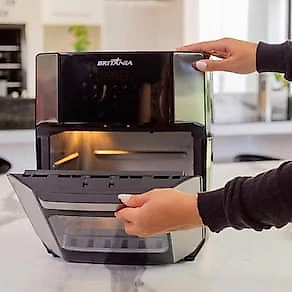 Fritadeira Elétrica sem Óleo Air Fry Britânia Oven BFR2100P 12L - Preta 110V