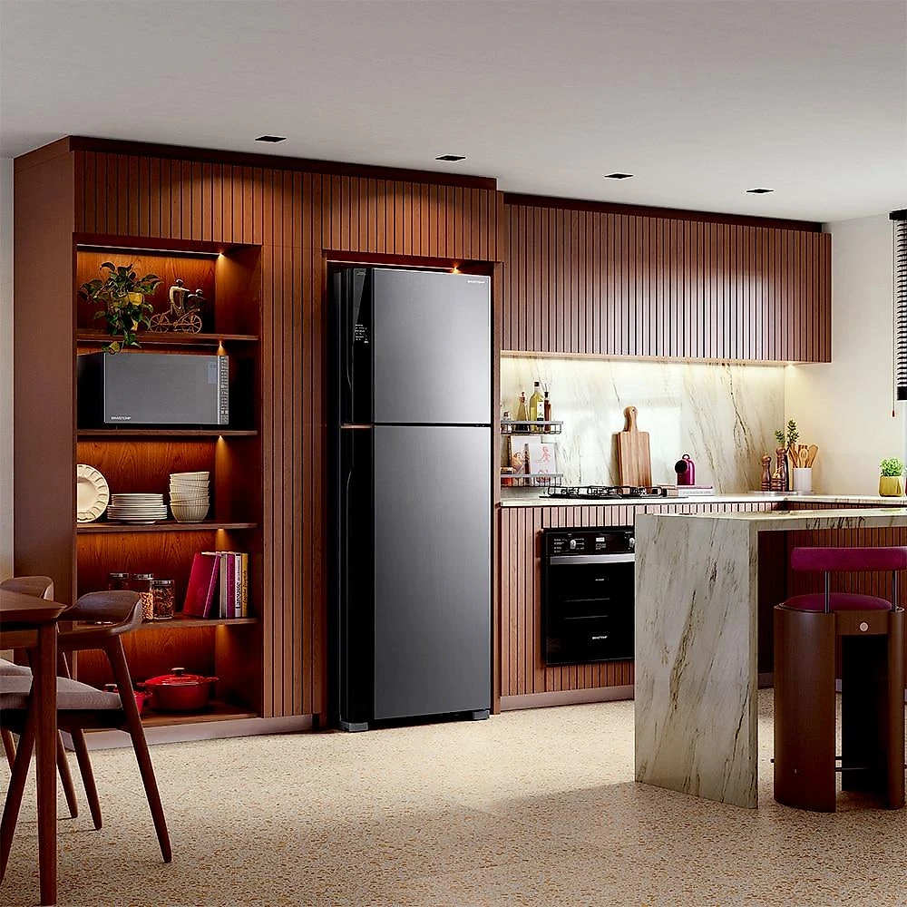 Geladeira Brastemp Frost Free Inverter B=Smart BRM62AK, 512 Litros, Inox - Bivolt