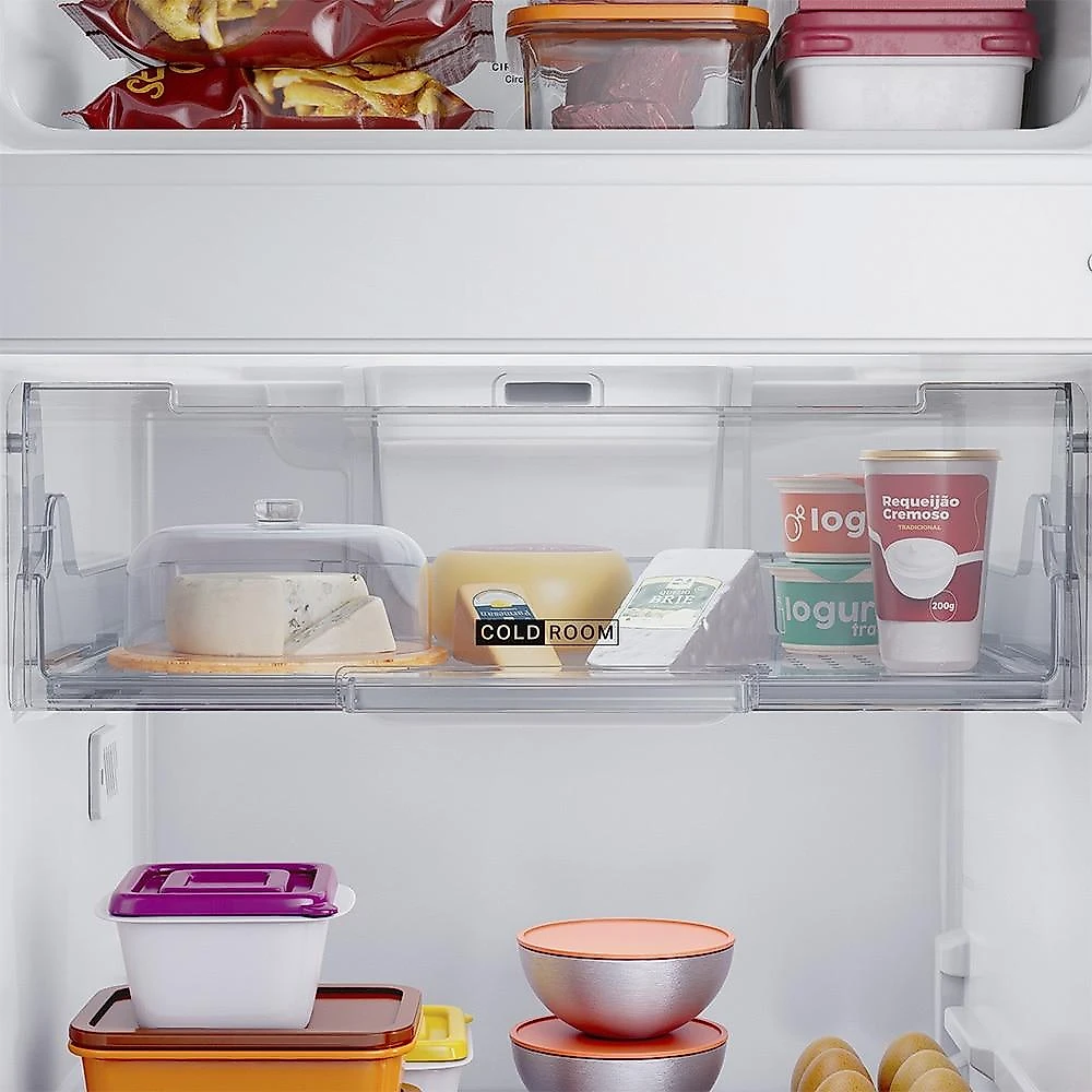 Geladeira Brastemp Frost Free Duplex BRM52MK, 415 Litros, Cor Inox - 110V 110 Volts