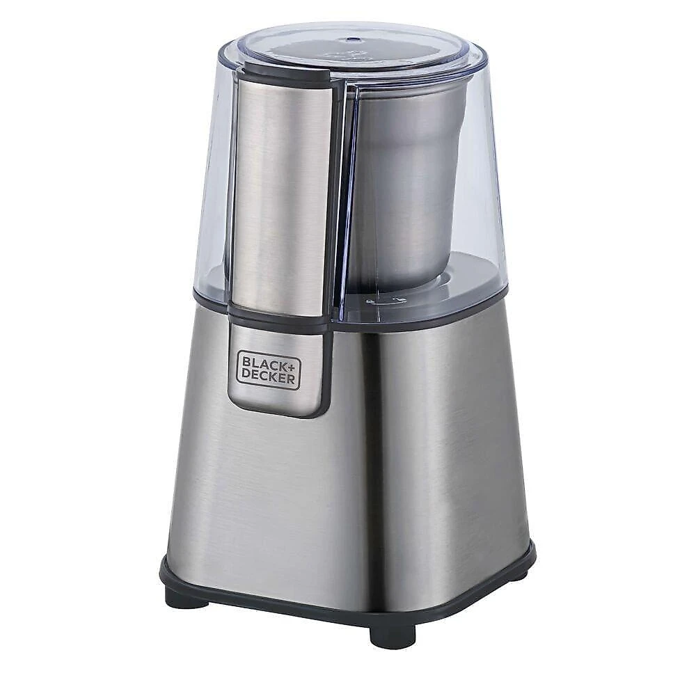Moedor de grãos black+decker mg200 gourmand gris 220w inox 110