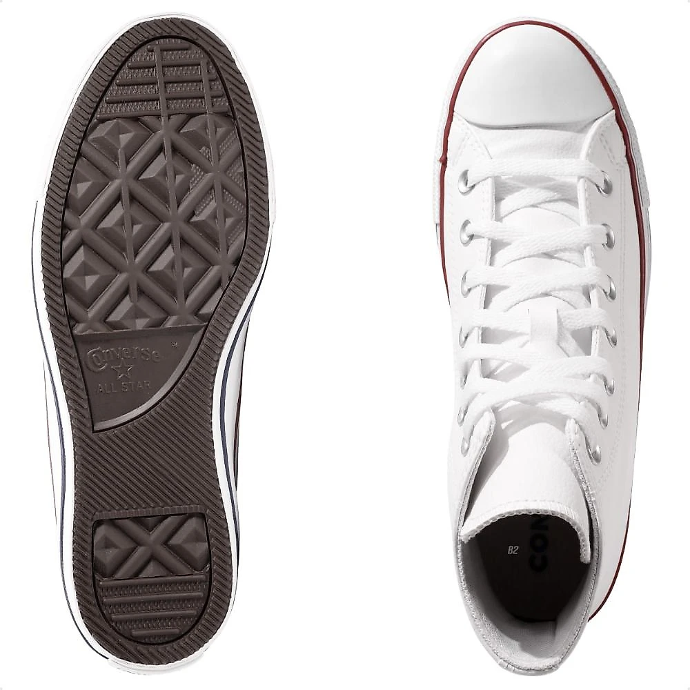 Tênis Converse Chuck Taylor All Star SNT Cano Alto Feminino Branco / Vermelho - 33