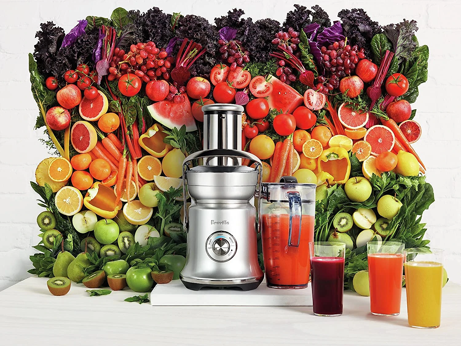 Breville BJE830BSS Juice Founatin Cold XL Centrifugal Juicer Brushed Stainless Steel