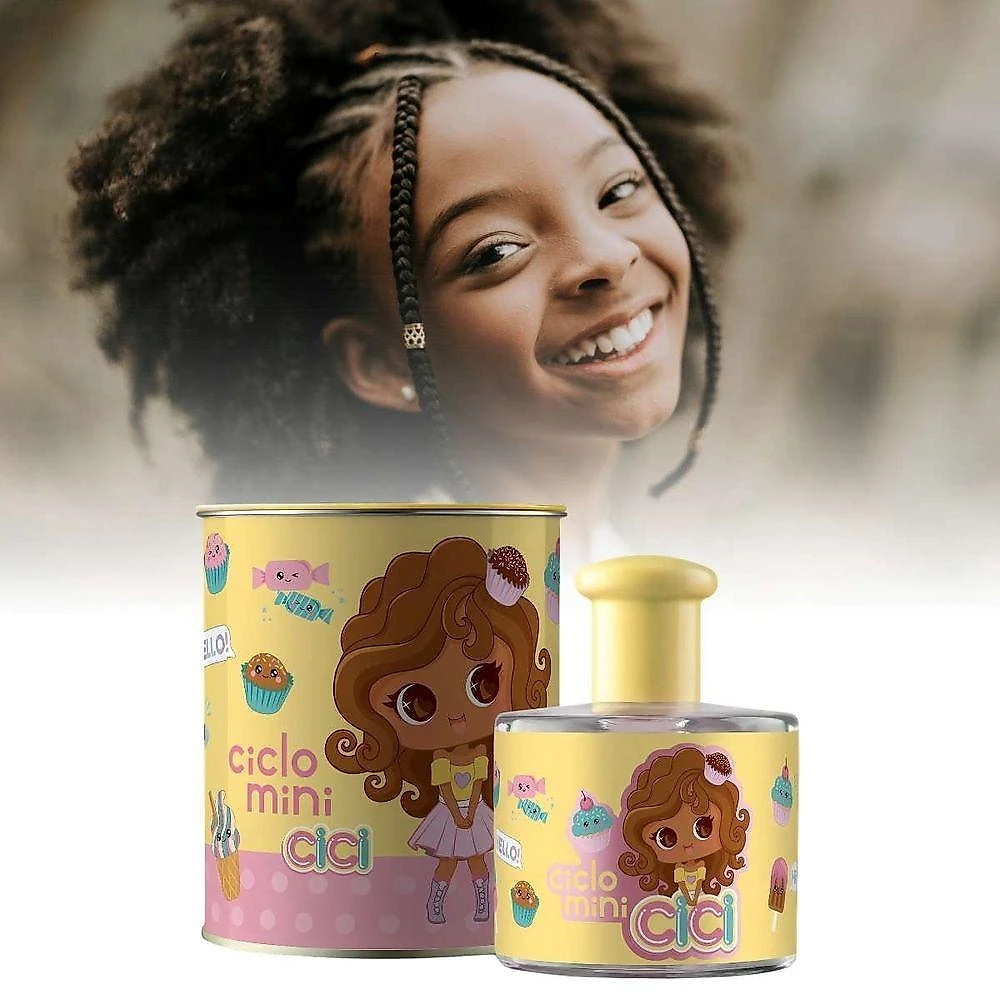 Colônia Mini Cici Mel Fragrância Doce e Delicada Mel Ciclo Cosméticos 100ML