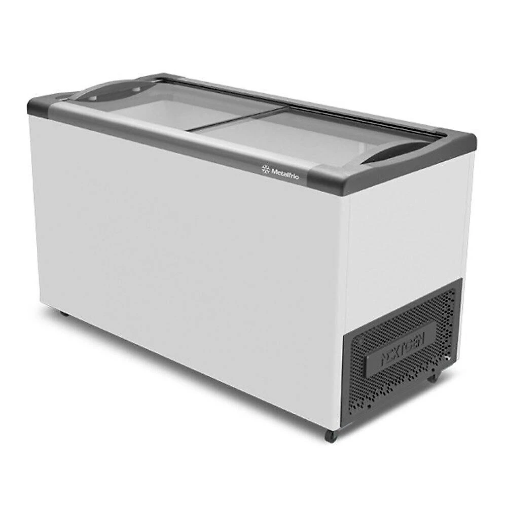 Freezer Horizontal Metalfrio NF40S 2 Portas 399 Litros, com Expositor para Congelados, Branco 220 Volts