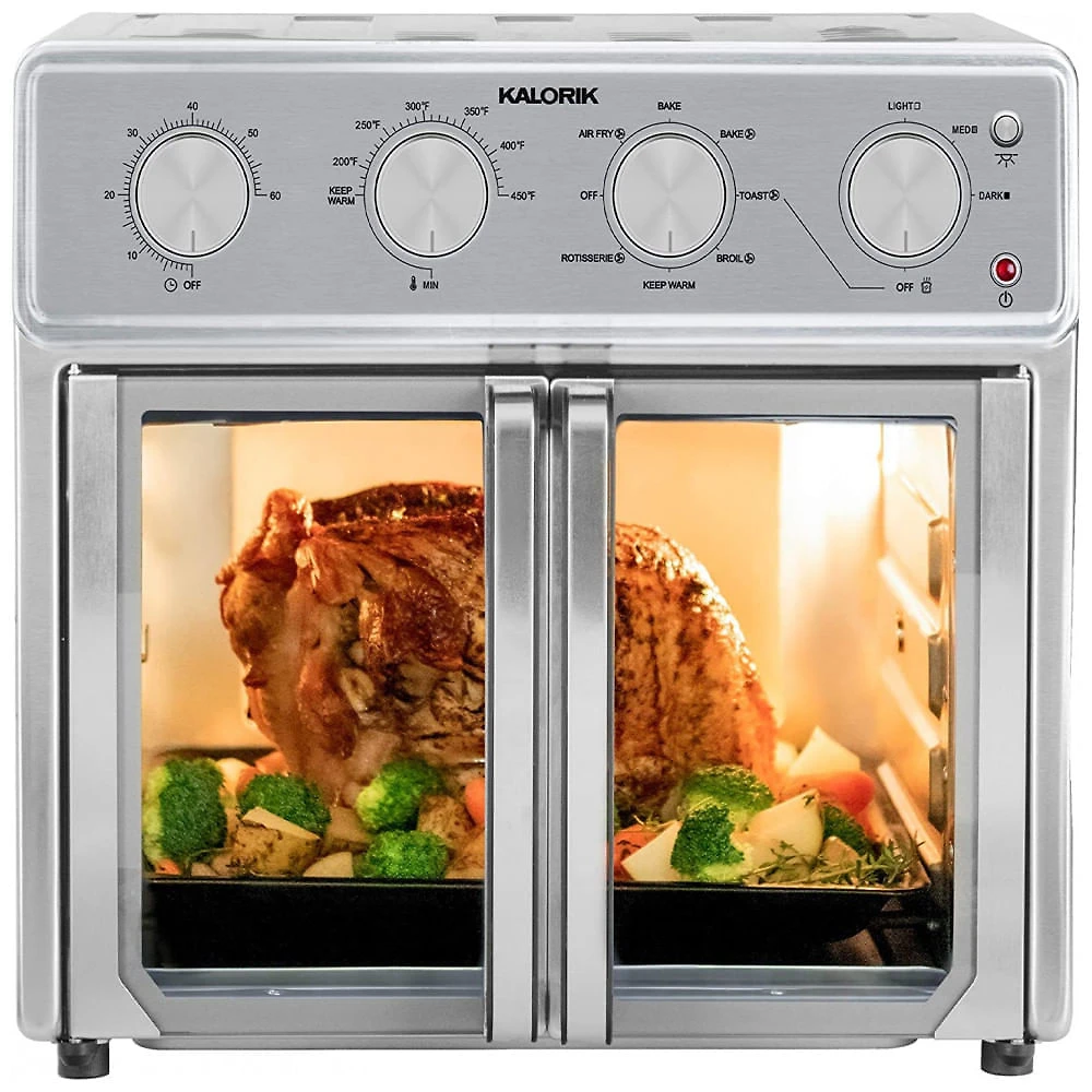 Kalorik AFO 47267 Forno Eletrico de Bancada 26L 9 em 1 Multifuncoes com 7 Acessorios de Cozinha em Aco Inoxidavel