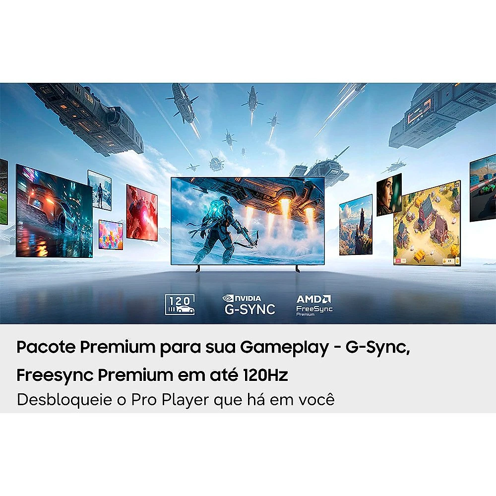 Smart TV Samsung 48" Polegadas OLED 4K S85H 2026, G-Sync, Vision AI Companion, Dolby Atmos e com Alexa Integrada Bivolt