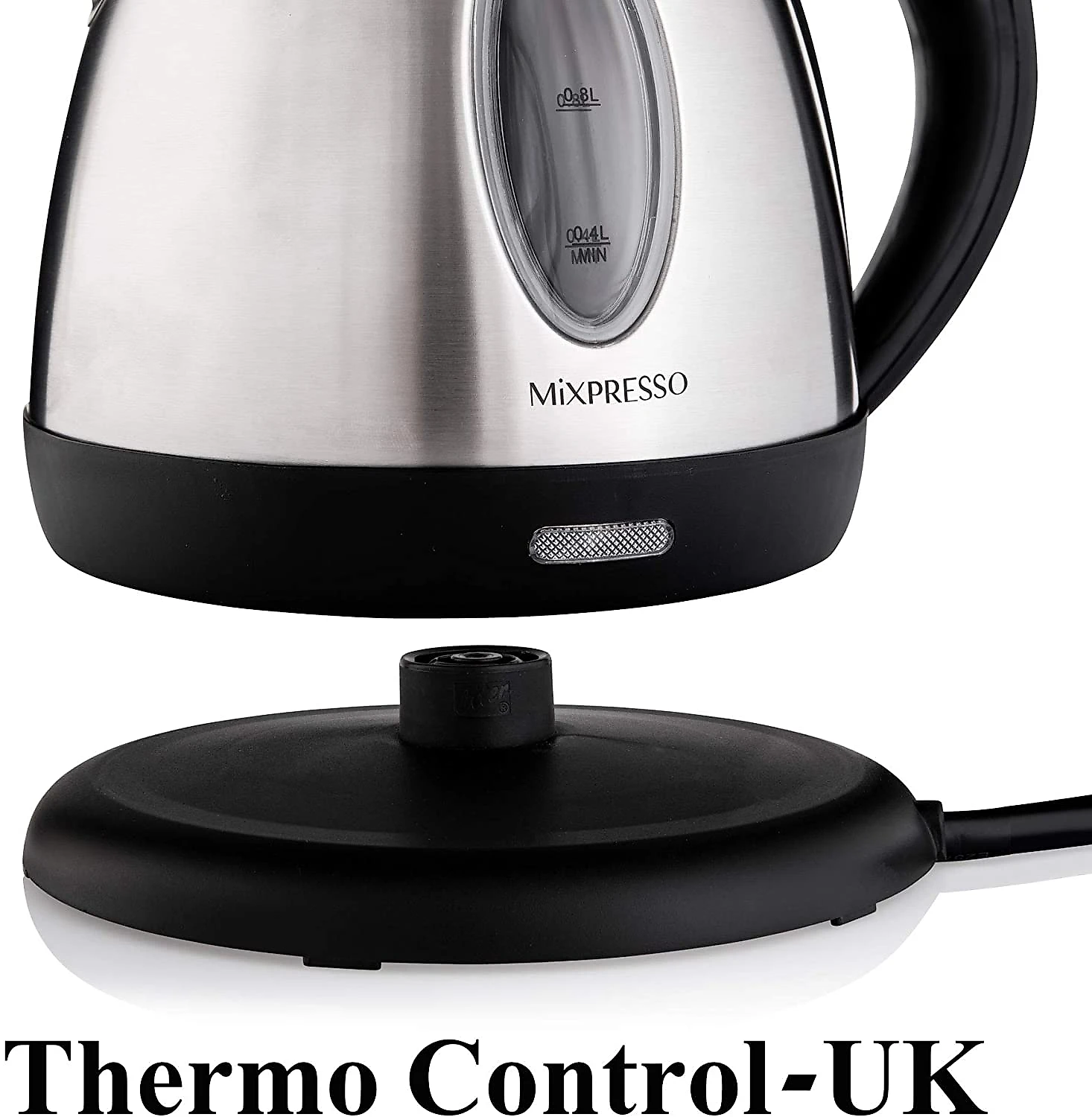 Mixpresso Chaleira Elétrica 12L com Desligamento Automático A ço Inoxidável 1500W110V Prata