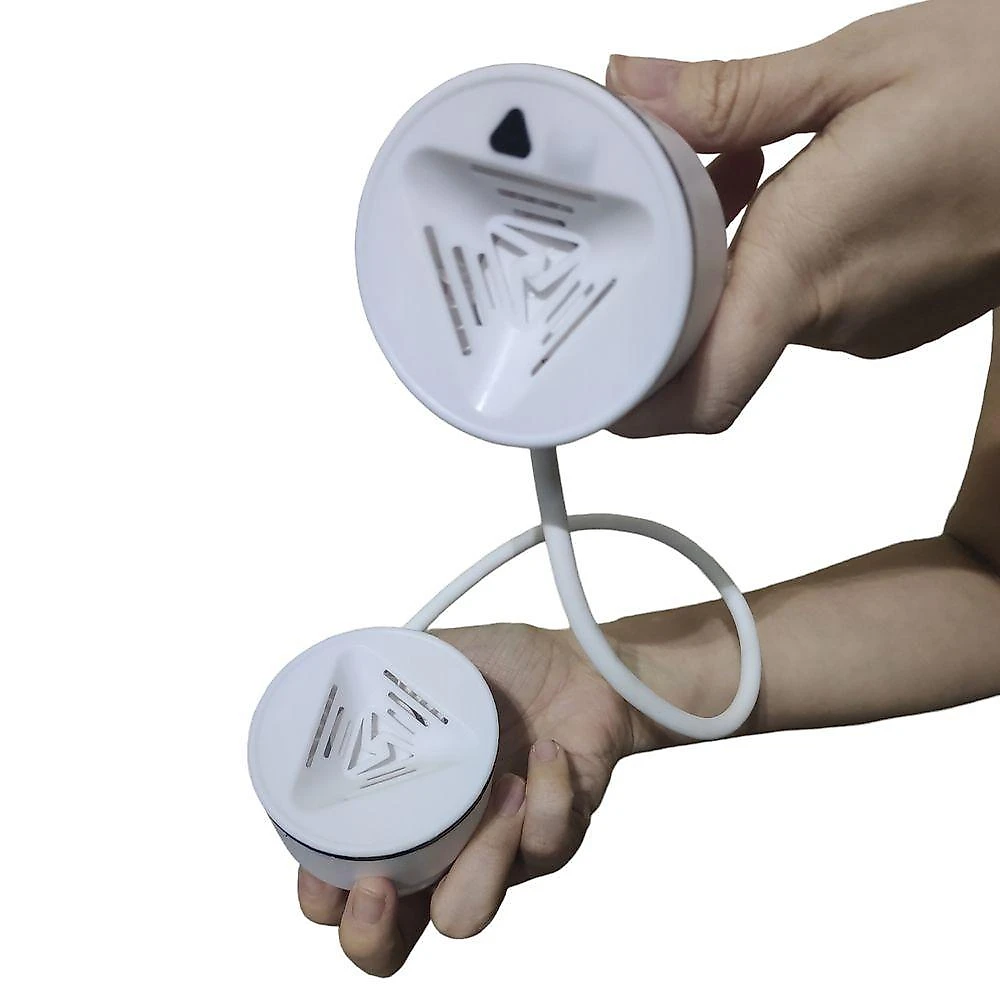 Ventilador De Pescoço Esporte 5 Velocidades Usb Bateria Recarregavel Flexivel Exercicio Atividade Ao Ar Livre