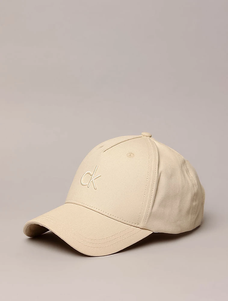 Boné Masculino Lona 5 Gomos Calvin Klein - Caqui Claro