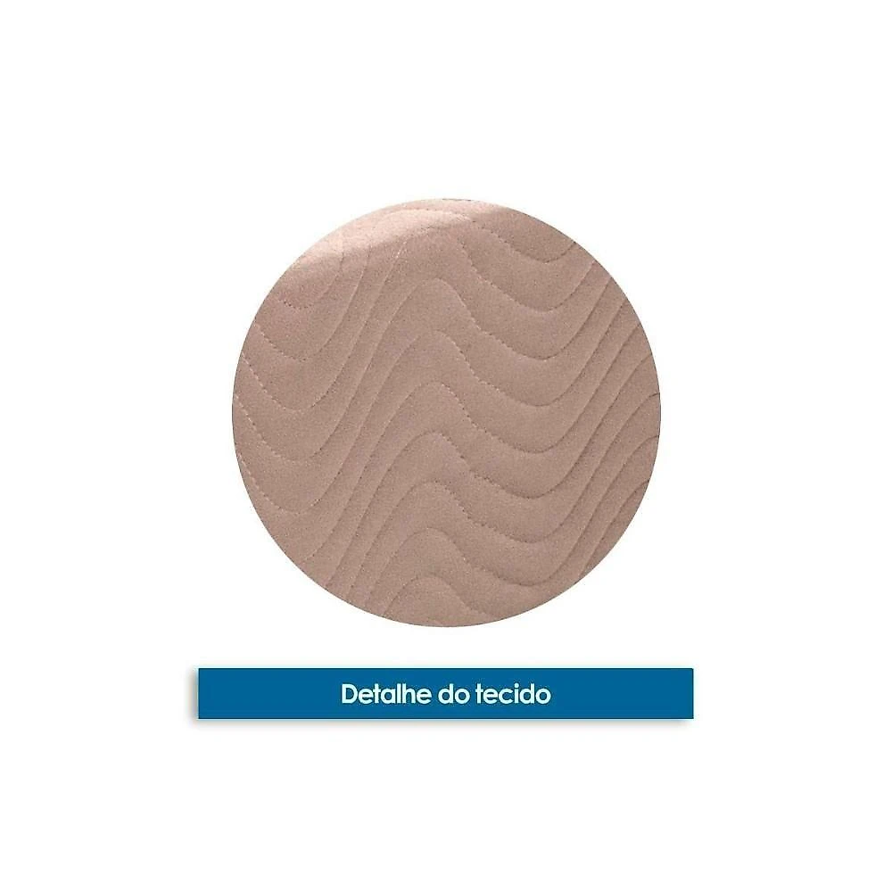 Conjunto Box King: Colchão Espuma Paropas D33 Anatômico Confort Ultra Firme + Base Crc Suede Clean (193x203)