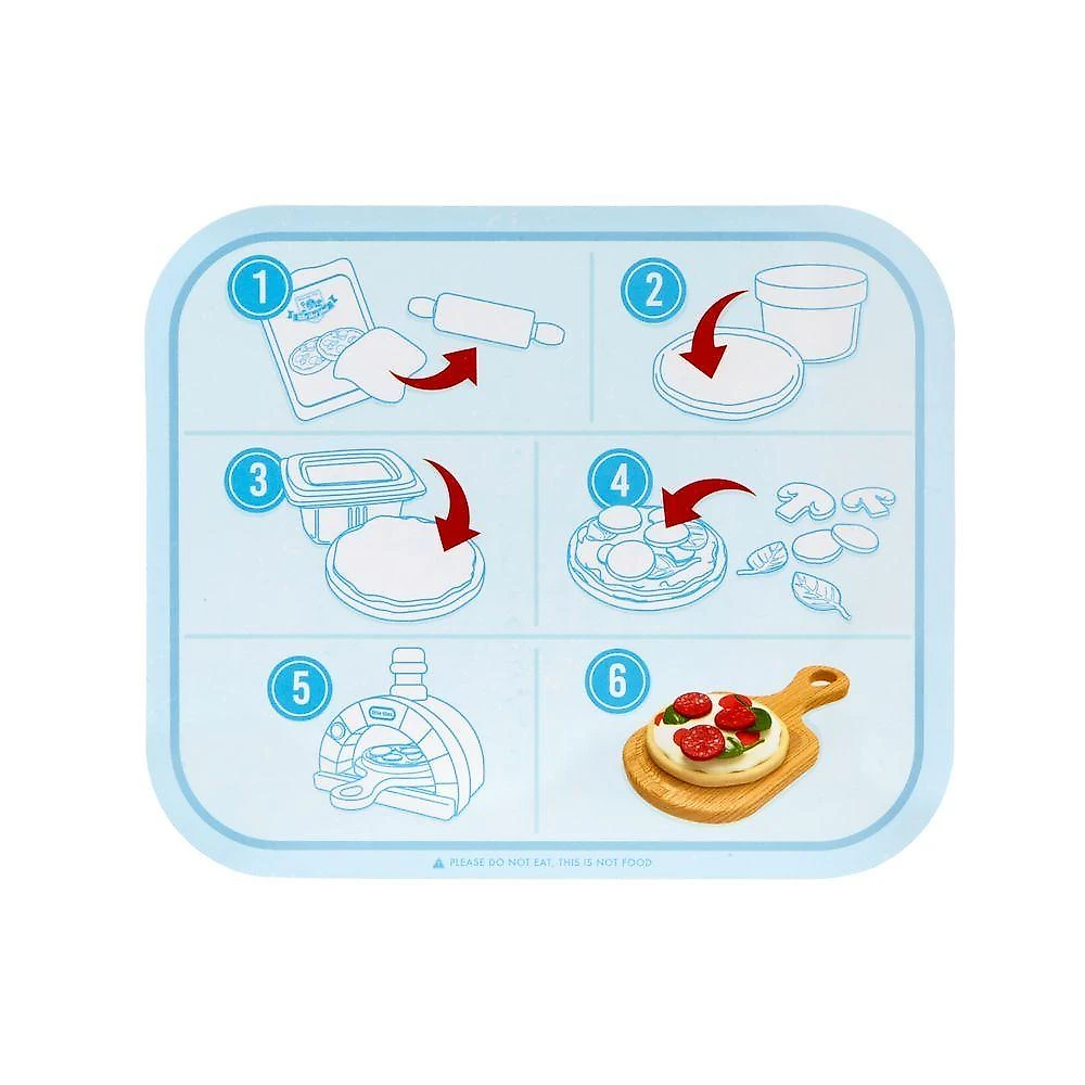 Kit Brinquedo Culinário Creative Chefs Pizza Forno Luz Azul Creative