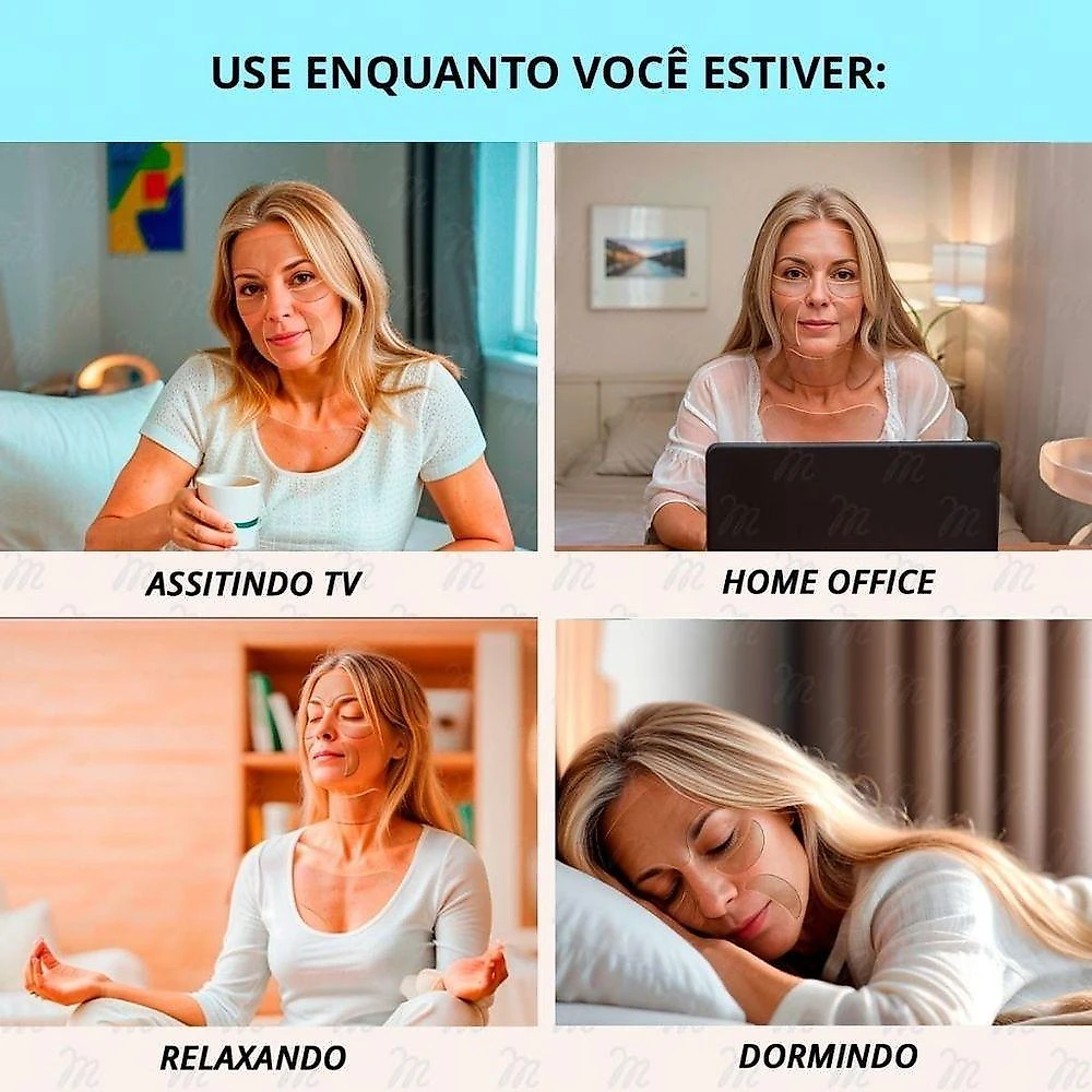 Adesivo Anti Rugas para Colo Muy Bela Tê com Estímulo de Colágeno Natural Reutilizável OEM