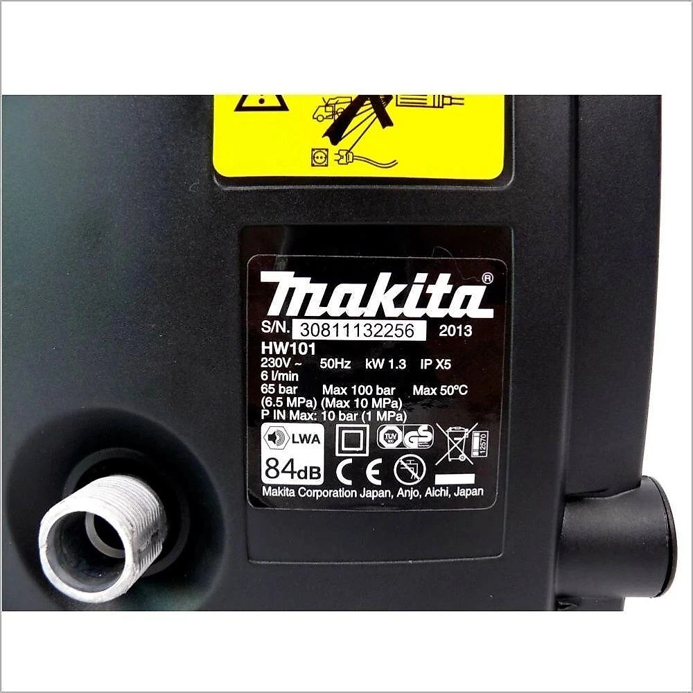 Lavadora Alta Pressão 1450 Psi Snow Foam Hw101 Makita 220V