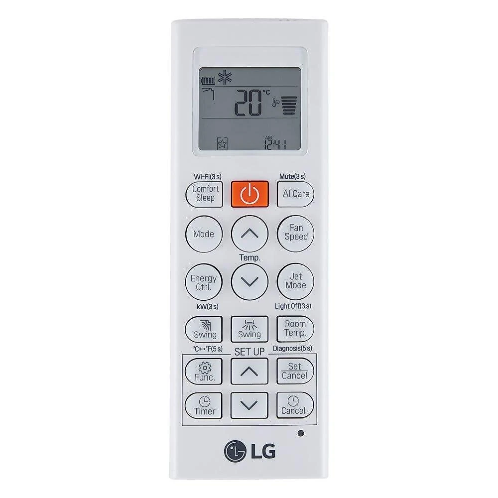 Ar-Condicionado Split Inverter 18000 BTUs LG Dual Voice +AI Artcool UV Nano Quente e Frio S3-W18KLR7A 220V